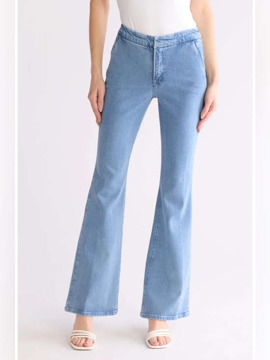 Good American Denim - Good American Good Flare Trouser Jeans Plus Size 26 (26W) Indigo 551 NWT